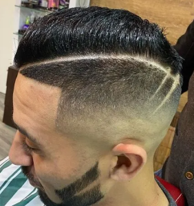 Haircuts for Men Featuring a Distinctive Hard Part